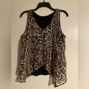 Leopard print blouse